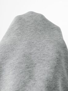 Lyckli Maternity Solid Color Adjustable Waist Wide Leg Loose Casual Sweatpants - Light Grey - View 9