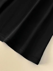 GlowEve Women's Front Button Long Sleeve Casual 2 Pieces Set - Black - View 5