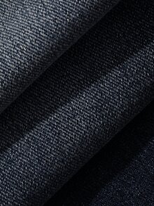 DAZY Celana Jeans Denim Wanita Longgar Kasual Gaya Korea dengan Efek Sobek dan Dicuci untuk Musim Gugur - Biru - View 3