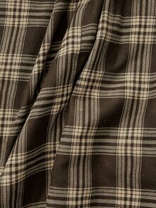 Linhara CURVE Autumn/Winter New Fashion Casual Elegant Commute Printed Lapel Slim Fit Plus Size Dress - Multicolor - View 6