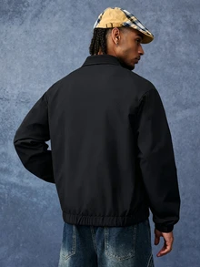 PAVTROS Men's Autumn Casual Colorblock Patchwork Jacket - Multicolor - View 4