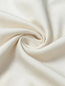 Celisse Gaun Elegan Wanita dengan Lengan Lonceng Asimetris dan Hiasan Renda Kontras - Aprikot - View 8
