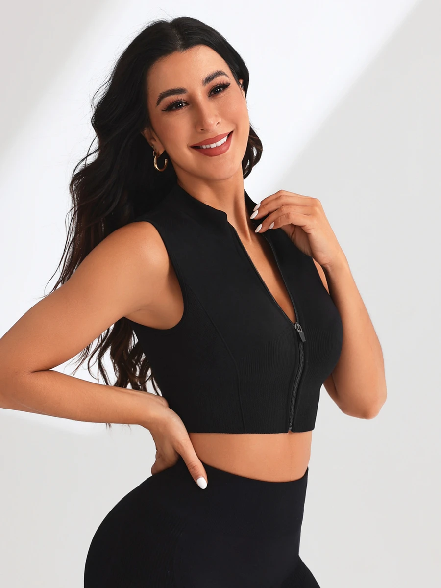 SHEIN Modal Motivation Crop Tee Daily Casual Summerworkout Tank Top