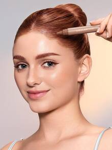 SHEGLAM HAIR 2 IN 1 Volume Boost Multi-Use Hairline Pen-Red,Fill In Hairline Eyeliner Eyebrows,Hairline Coverage Powder,Multi-Use,Waterproof,Sweat-Proof & Oil-Proof,24H Rich Color,Long-Wear Lasting Quick Cover Hair Root - Red - View 10