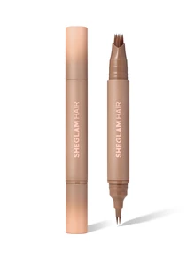 SHEGLAM HAIR 2 IN 1 Volume Boost Multi-Use Hairline Pen-Red,Fill In Hairline Eyeliner Eyebrows,Hairline Coverage Powder,Multi-Use,Waterproof,Sweat-Proof & Oil-Proof,24H Rich Color,Long-Wear Lasting Quick Cover Hair Root - Red - View 11