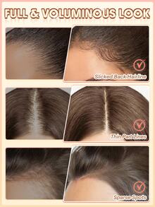 SHEGLAM HAIR قلم تحديد خط الشعر متعدد الاستخدامات 2 في 1 - بني رمادي، يملأ خط الشعر، محدد العيون، الحواجب، بودرة تغطية خط الشعر، متعدد الاستخدامات، مقاوم للماء، مقاوم للعرق والزيوت، لون غني يدوم 24 ساعة، تغطية سريعة لجذور الشعر تدوم طويلاً - Ash Brown - مشاهدة 4