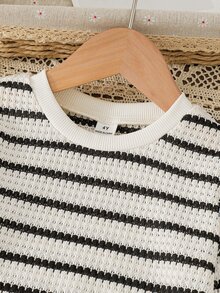 Elladie kids Gaun Gadis Muda - Hitam dan Putih - View 10