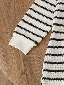 Elladie kids Gaun Gadis Muda - Hitam dan Putih - View 7
