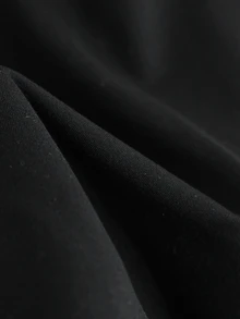 SHEIN Franclia 女士黑蓝格子V领休闲衬衫，适合日常通勤和外出穿着。女士工作衬衫，商务休闲上衣，黑白衬衫，商务休闲女衬衫，商务休闲女衬衫，女士工作衬衫，商务休闲女衬衫。 - 彩色 - 查看 4