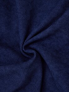 INCRYTM Jaket Kasual Pria Lengan Panjang dengan Motif Huruf dan Resleting Depan, Gaya Y2k - Navy Blue - View 5