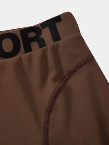 Core Rhythm Core Rhythm Women Sports Sets Workout Gym Chocolate Brown Brown Summer Modest - Brown - View 6