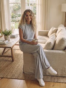 Holdful Holdful Soft, Matching Top And Wide-Leg Pants In A Versatile Grey Hue For Everyday Ease. - Multicolor - View 5
