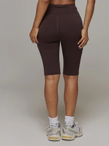 Musera Sport بنطال كابري ضيق بخصر عالي، قطعة سفلية من طقم متناسق، أساسيات رياضية للجيم والتمارين، للخريف والشتاء - شوكولاته بني - مشاهدة 5