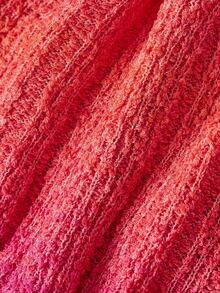 SHEIN MOD Women 1pc Pink Ombre Knit Strapless Bow Front Slim Crop Tube Top Sweet Cute Girl Elegant Y2K Going Out Fall Autumn Christmas Party Knitwear - Multicolor - View 12