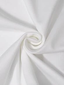 SHEIN 青少年女孩秋季套裝，拉鍊短版連帽外套、純白色細肩帶背心、寬腿運動長褲，校園運動休閒套裝，海軍藍 - 藍色 - 查看 8