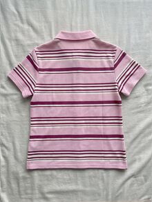 Attitoon Women's Summer Casual Striped Short Sleeve T-Shirt - Pink - View 2