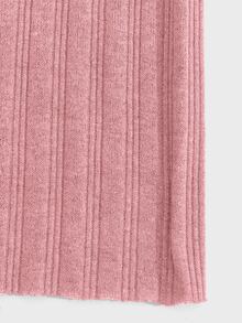 SHEIN TALL SIZE 3pcs Rib Knit Multicolour Fake Drawsting Detail Long Pants Homewear Comfort Casual Women Sleep Bottoms Set For Summer - Multicolor - View 5