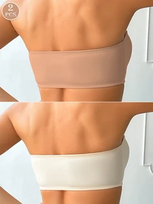 Wedaily 2pcs/Set Women's Wedding Bra Front Closure Push-Up Padded Bra Set - Multicolor - View 2