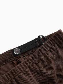 Modmama 2PCS Maternity Solid Color Adjustable Waist Straight Leg Trousers Fall - Multicolor - View 4