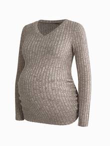 Modmama 3PCS Maternity T-Shirts Fall - Multicolor - View 11