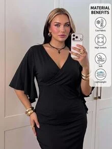 SHEIN CURVE+ Halloween, Autumn/Winter New Collection - Black - View 1