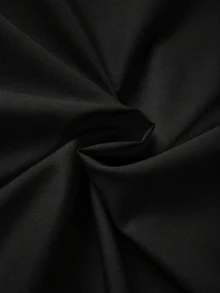GlowEve CURVE Plus Size Elegant Pearl Embellished Blouse, Summer - Black - View 6
