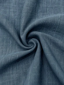 Al Najma Women's Round Neck Long Sleeve Loose Textured Jacquard Casual Modest Versatile Comfortable Arabian Dress Formal Christening Guest Navy Blue Winter - Blue - View 3