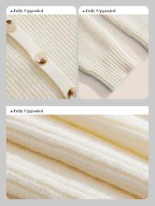Anewsta Women Cardigans - White - View 3