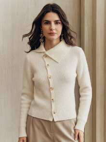 Anewsta Women Cardigans - White - View 5