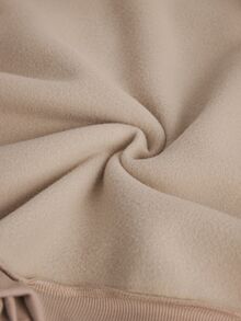 MaterniWear Cocok untuk Kerja Kantor dan Perjalanan, Sweatshirt Lengan Panjang dengan Resleting dan Fungsi Menyusui, Serbaguna untuk Ibu Hamil, Musim Gugur - Khaki - View 9