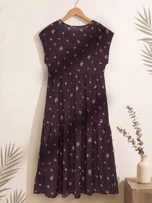 Rusticease 女款夏季休閒碎花洋裝 - 彩色 - 查看 2