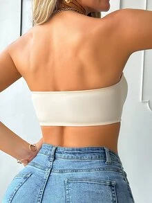 Wedaily 2pcs Wedding Series Multicolor Women Bra, Front Closure Padded Cup Bustier - Multicolor - View 2