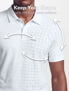 TekDrob Anti-Odor Modal Classic Raglan Polo Shirt With Side Slits - White - View 8
