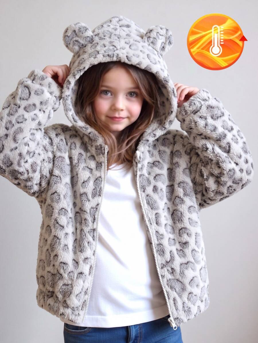 SHEIN Genkimix Kids 2pcs Tween Girl Casual Floral Bow Long Sleeve Round Neck Long Gray Pants Outfit Set Back To School Daily Fall Comfortable Breathable Soft Lightweight - Grey - View 1