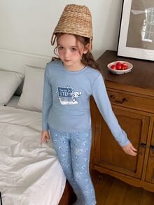 THE POWERPUFF GIRLS X DAZY Tween Girls Pajamas Fall - Blue - View 4