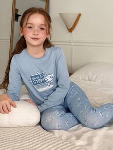 THE POWERPUFF GIRLS X DAZY Tween Girls Pajamas Fall - Blue - View 5