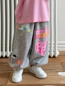 THE POWERPUFF GIRLS X DAZY Young Girls Pants Fall - Grey - View 6