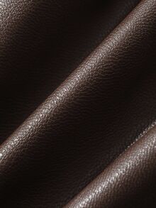 DAZY Jaket Kasual Wanita Warna Polos, Potongan Longgar, Kerah Panjang, Lengan Panjang, Resleting, untuk Liburan Musim Semi dan Gugur. - Coffee Brown - View 7