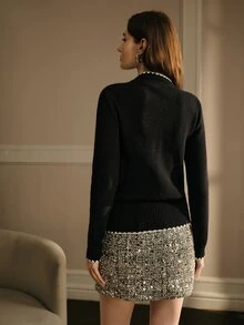 MOTF PREMIUM WOMEN SWEATERS - Black - View 4