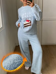 DAZY Women Pajama Sets Fall - Blue - View 5