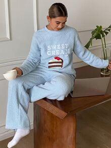 DAZY Women Pajama Sets Fall - Blue - View 6