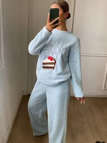 DAZY Women Pajama Sets Fall - Blue - View 8