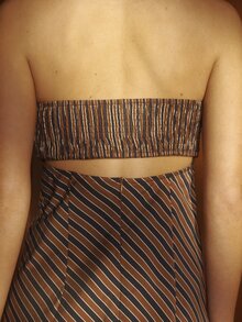 Aralina Summer Casual Sexy Navy Backless Bandeau Dress Club Beach - Multicolor - View 10