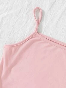 SHEIN Sparklyn 青少年女孩 3 件套 秋冬 粉色淺粉色拉鍊外套上衣喇叭褲休閒運動套裝 學生校園穿搭 - 粉色 - 查看 5