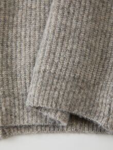 SHEIN Chaleco de punto con botones delanteros - Gris - Ver 7