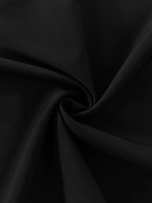 Velvienne Versatile Premium Heavy Beaded Elegant Plus Size Women's Dress Autumn Wedding Party Dinner Black - Black - View 8