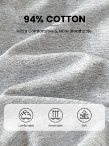 SHEIN 女嬰時尚運動風連帽長袖上衣與喇叭長褲套裝 - 淺灰色 - 查看 7