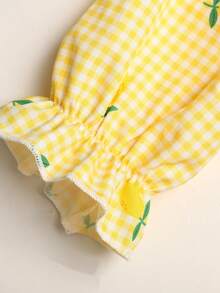 SHEIN Tween Girls Dresses - Yellow - View 6