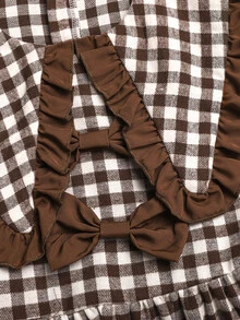 SHEIN Tween Girls Dresses - Brown - View 2