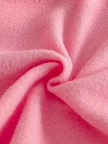 SHEIN 女童熊圖案印花長袖運動衫 - 粉色 - 查看 6